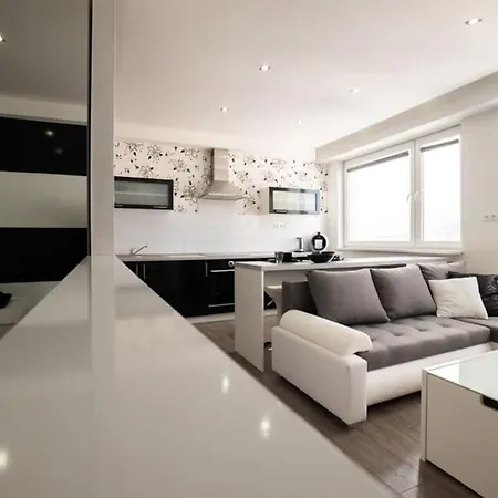 Great Blck&wht Near Center & Own Parking Apartmán *